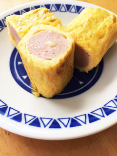 ウインナーのくるくる卵焼き!お弁当にも。-レシピのメイン写真