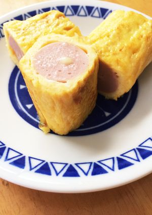 ウインナーのくるくる卵焼き！お弁当にも。-レシピのメイン写真
