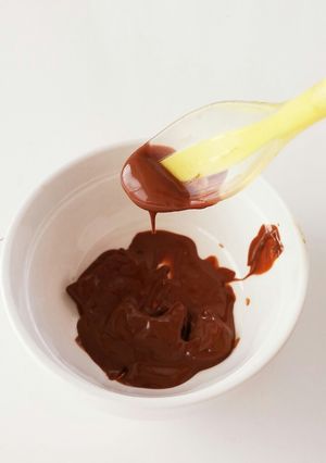 簡単！レンジで湯煎　とろーりチョコ☆-レシピのメイン写真