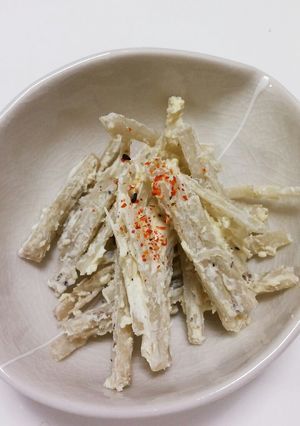 簡単！！ごぼうのクリームチーズサラダ☆-レシピのメイン写真