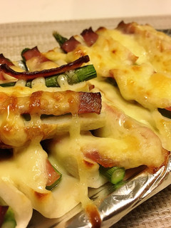 簡単副菜☆アスパラとちくわのチーズ焼き-レシピのメイン写真