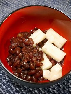 簡単!ぜんざい☆あずき缶で関東風汁なし-レシピのメイン写真