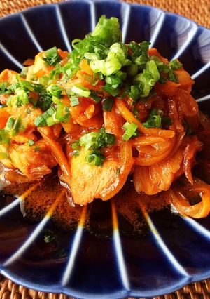 コチュジャンだれで♬簡単＊鶏肉の甘辛炒め-レシピのメイン写真