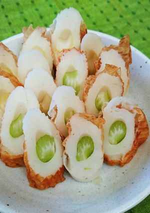 セロリを入れてみました＊ちくわにセロリ-レシピのメイン写真