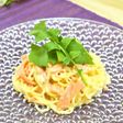 サーモン&クリームチーズのたらこ焼そば♪