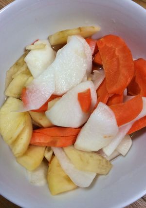 にんじん 大根 りんごの酢の物-レシピのメイン写真