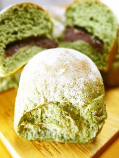 よもぎ粒あん★ちぎりパン(HB生地)-レシピのメイン写真