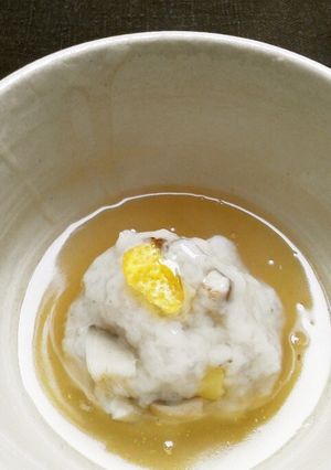 蓮蒸し、正月の残りで-レシピのメイン写真