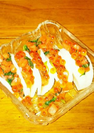 マグロ漁師流風味豊か鮭親子かまぼこサンド-レシピのメイン写真