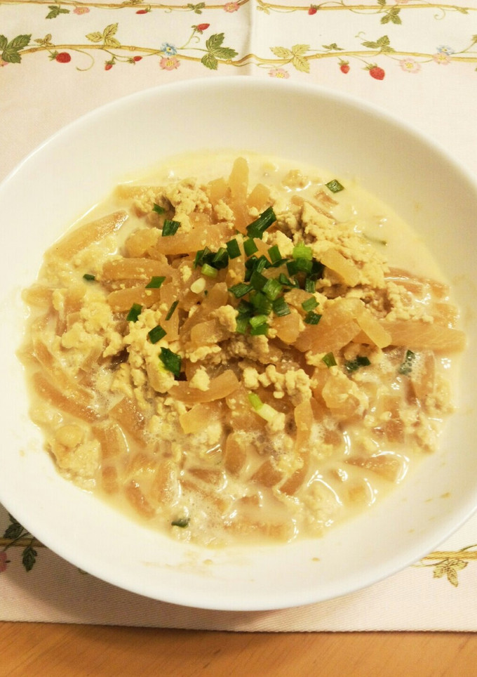 大根と豆腐の炒り煮　～母の味～-レシピのメイン写真