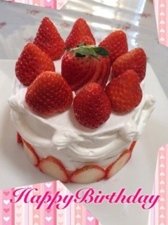 1歳♡バースデーケーキ-レシピのメイン写真