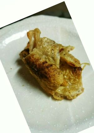 おつまみに♪《少しヘルシーな鶏皮焼き》-レシピのメイン写真