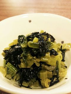 簡単☆かぶの葉と韓国海苔の炒め物-レシピのメイン写真