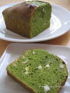 抹茶みるくパウンド☆ホワイトチョコ-レシピのメイン写真