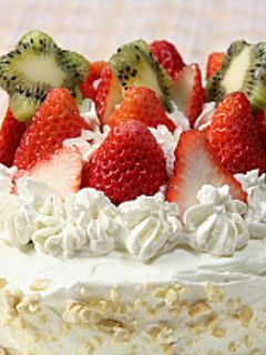 イチゴの生クリームケーキ-レシピのメイン写真