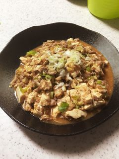 焼肉のタレで!きのこ入りカンタン麻婆豆腐-レシピのメイン写真