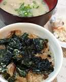 シンプルで美味しい～かつお節海苔ご飯