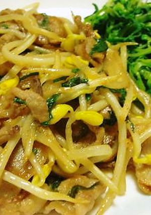 豚肉と豆もやしの味噌バター炒め-レシピのメイン写真