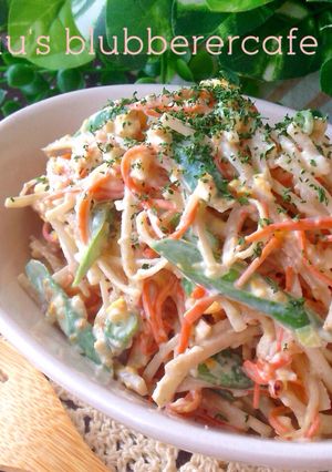 胡麻味噌バタータルタルの牛蒡サラダ♡-レシピのメイン写真