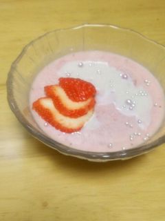 キラキラ☆苺のムース-レシピのメイン写真