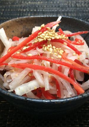 人参と大根の酢の物-レシピのメイン写真