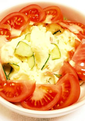 簡単★シャキシャキきゅうりのポテトサラダ-レシピのメイン写真