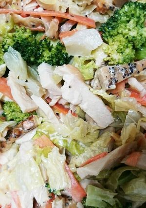 酸っぱくないなんちゃって中華風鶏サラダ-レシピのメイン写真
