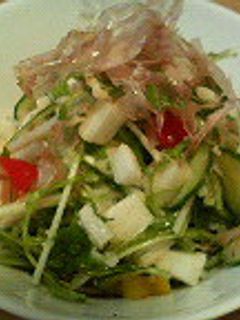 山芋と水菜のねばねばサラダ-レシピのメイン写真