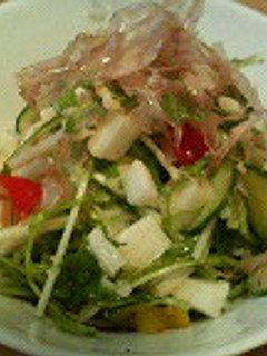 山芋と水菜のねばねばサラダ-レシピのメイン写真