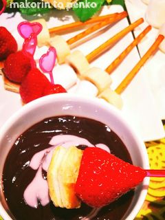 バレンタイン*チョコフォンデュパーティ-レシピのメイン写真