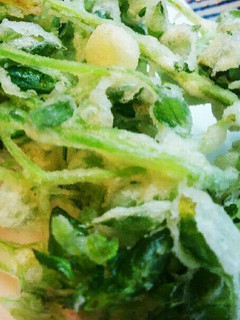 サクッうま☺七草の天ぷら温かいうちに-レシピのメイン写真