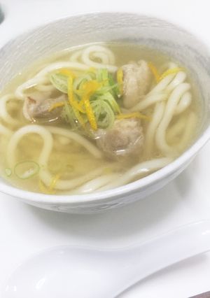 お疲れ様！さっぱり鶏塩ねぎうどん-レシピのメイン写真