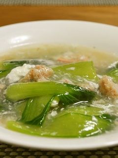 青梗菜のカニあんかけ-レシピのメイン写真