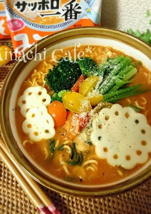 野菜とチーズのたっぷりビタ味噌ラーメン-レシピのメイン写真
