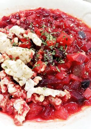 【ベジ】ビーツと根菜のボルシチ風-レシピのメイン写真