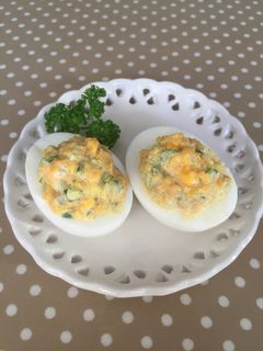 ゆで卵アレンジ。たらこマヨ和え。朝食にも-レシピのメイン写真