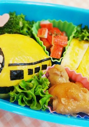 ドクターイエロー/電車 キャラ弁-レシピのメイン写真