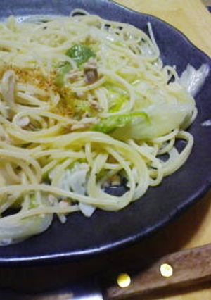 簡単！レタスとツナのパスタ-レシピのメイン写真