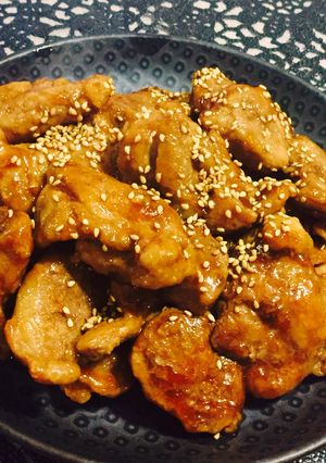 糖質制限◆豚ヒレ肉の胡麻照り焼き-レシピのメイン写真