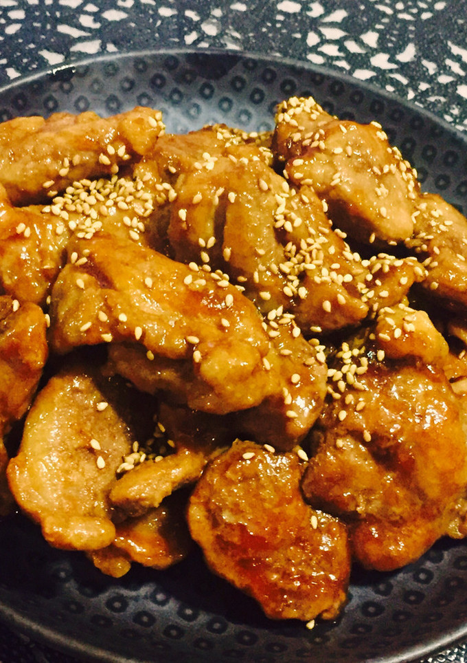 糖質制限◆豚ヒレ肉の胡麻照り焼き-レシピのメイン写真