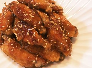 ご飯がススム♡鶏手羽中の甘辛焼き-レシピのメイン写真