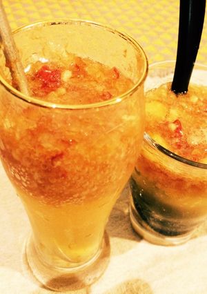 鬼おろし林檎の黒酢さっぱりソーダ！-レシピのメイン写真