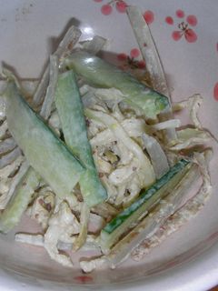 切干大根とごぼうのサラダ-レシピのメイン写真