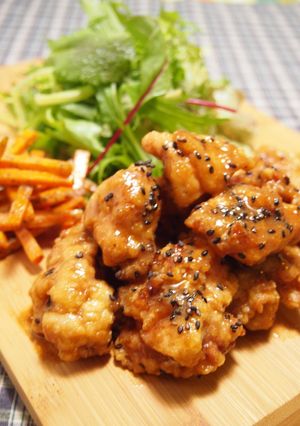 冷めても美味　味噌ポンダレで食べる唐揚げ-レシピのメイン写真