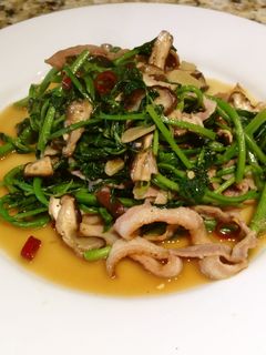 クレソンの胡麻油炒め-レシピのメイン写真