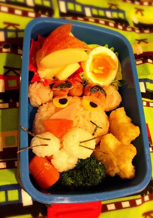 キャラ弁☆ピンクパンサー-レシピのメイン写真