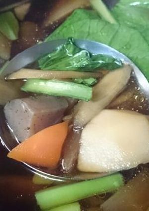 正月の余った野菜で けんちん汁-レシピのメイン写真