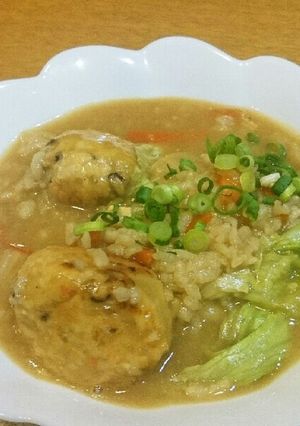 鍋の残りで鶏団子スープ-レシピのメイン写真