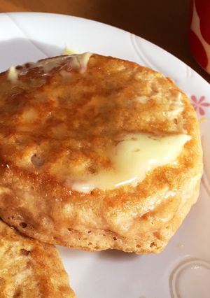 ふかふか全粒粉パンケーキ-レシピのメイン写真