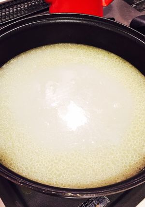 圧力鍋でコラーゲンたっぷり白濁鶏スープ-レシピのメイン写真
